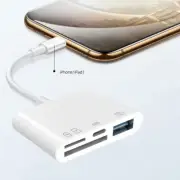 4 in 1 OTG Camera Card Reader to USB Adapter SD TF For iPhone iPad iPod Touch AU