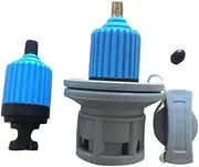 LOORGVEL Paddle Board Air Pump Adaptor Valve Compatible Inflatable Boat Pump Adaptor Universal Fit Light Blue