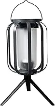 Outdoor Solar Flame Lantern, Rechargeable Tent Light Lantern Waterproof, High Efficiency Solar Powered Landscape Lamp for Courtyard Decoration Home