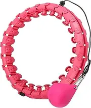 Weighted Smart Hoola Hoop That Will not Fall, Smart 24 Sections Detachable Hoola Hoop, Suitable for Adults and Children