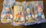 NIP Kellogg's 2004 Disney World Bendin' Friends Mickey, Minnie, Donald, & Goofy