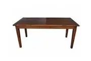 MF Solid Oak Timber Dining Table - 210cm - Brown