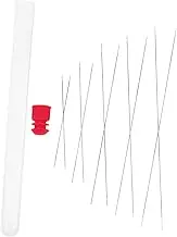 Angoily 1 Set Needles Supplies Needle for Sewing Needlework Storage Tube Iron Silver