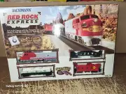 New Bachmann Red Rock Express Santa Fe HO Scale Train Set BAC00678