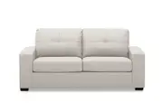 DIAMOND Leather-Look 2.5 Seater Sofa Bed
