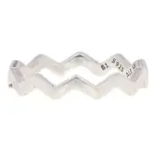 NEW Authentic Pandora Timeless Zigzag Ring - Sterling Silver 52 (US 6) 197752