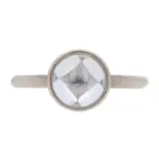 NEW Authentic Pandora Poetic Droplet Ring - Silver Clear 52 (US 6) 191027CZ