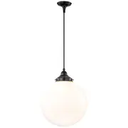 Gloss White Sphere Pendants Lights Black Period Melbourne Traditional Lighting