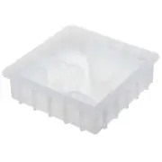 Silicone Planter Mold, Square Flower Pot Mold Terrace Succulent Mold, White