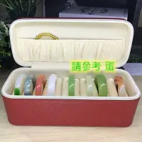 在飛比找Yahoo!奇摩拍賣優惠-手鐲盒 首飾盒 便攜式首飾收納箱 項鍊 玉墜盒 戒指盒 手鐲