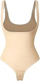 [Generic] Women Shapewear Bodysuit Seamless Tummy Control Shapewear Thong Body Shaper Slimming Underwear
