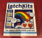 Kahootz Latch Kits Mini-Rug Sewing Kit Classic Latch Hook Craft Kit Rainbow 2016