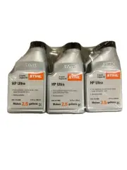 Stihl 2 Cycle Hp Ultra Synthetic Engine Oil Mix 6.4 Oz 2.5 Gallon 6 Pack