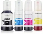 TAVICE 502 Ink Bottle Replacements Compatible with Epson EcoTank Series (Black, Cyan, Magenta, Yellow)