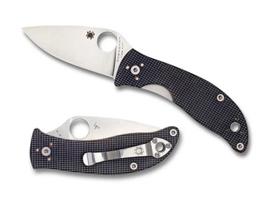 Spyderco Knives Alcyone Grey G-10 CTS BD1 Stainless C222GPGY Pocket Knife