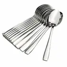 Quality Stainless Steel Dinner Table Spoon Set (Medium, 12 Piece) KU