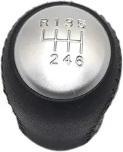 Gear Shift Knob 6 Speed Leather Car Shift Gear Knob Lever Gaitor Boot Cover for Nissan for Juke for F15 for X-Trail for T31 for Qashqai for Mki J10 Jj10 2010-2013 Shift Knob