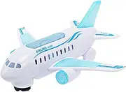 Children's Plane - Fire Plane and Large Launch | Action Toy with Flashing Lights and 3D Sounds | Electric, Space Ferry, Helicopter for Children Aged