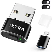 Mini Mouse Jiggler Undetectable Metal USB Mover With Switch Button, Automatic Shaker With 3 Jiggle Modes, USB-C Adapter, Simulator, Driver-Free, Keep Computer Awake