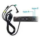 Recliner Electric Sofa 7 Button 5 Male Pin 2 Female Pin Switch with USB A C Port