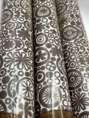 Vintage 70's Rubbermaid Shelf Drawer Liner Funky Mod Brown Pattern New 3 Rolls