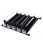 Drink Organizer For Fridge Spring Loaded Adjustable Push Rod Slide Rail Sod GDB