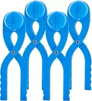 4 pc Blue Snowball Maker Snow or Sand Toys for Kids, Perfect 3" Snow Ball Shape