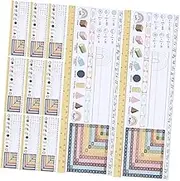STOBOK 25pcs Classroom Desk Name Tags Traditional Manuscript Style Number Tags for Classroom Management Easy to Read Bright Printing Back to School Essentials