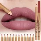 12Pcs/Box Matte Lip Liner Set Creamy Pencils Lipstick Pencil Woman Girls