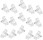 Mikinona Nail Art Tool Set 15pc Manicure Clamp Nail Clipping Fixing Clips for Home