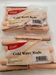 Annie Cold Wave Rods Perm Rollers Curlers 3” X 1/2”. 2 Pk Of 12 Each NOS