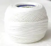 10 x 50gr balls of Cebelia 30 B5200 Snow White NEW Made France crochet