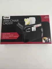 New In Box ARM CHAIR CADDY by TOTES, Large 10” X 7” Top Surface, 5 Large Pockets