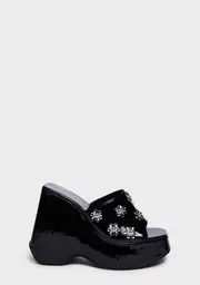 Only Girl Platform Wedges - Black