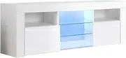Artiss Tv Unit Cabinet Entertainment Units, 160Cm Length Stand Table Cabinets Storage White