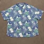 Tommy Bahama 3XLB Coconut Point Miramar Blooms Short Sleeve Button-Up Camp Shirt