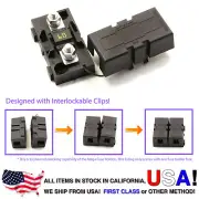 Premium MIDI Fuse Holder with 60A midifuse 60 amp 32V DC Time Delay Clip