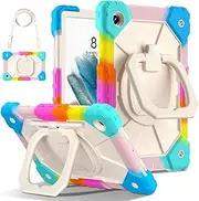 Tablet PC Cases Cover Tablet Case Compatible with Samsung Galaxy Tab A8 10.5 Inch 2021 (SM-X200/X205),Heavy Duty Shockproof Rugged Hard Back Cover with Kicktand Compatible with Tab A8 10.5 Inch 2021 (