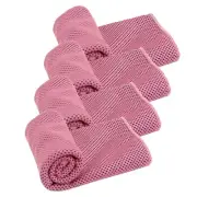 Indigo7 Authorized MV Sport Microfiber Soft Cool Touch Towel Red 11"x30"