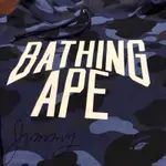 A BATHING APE COLOR CAMO NYC LOGO PULLOVER HOODIE 藍迷彩BAPE 帽踢