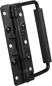 Veemoon Black Spring Loaded Case Handle Heavy Duty Black Grip Handle for Tool Box Luggage Trunk Flight Case Speaker Box Versatile Hardware Accessories for Travel Needs