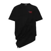[Charles Jeffrey Loverboy] Charles Jeffrey Loverboy Logo-embroidered Cotton T-shirt S BLACK