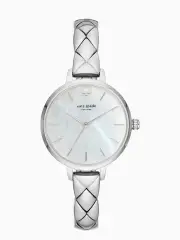 metro scallop stainless steel bracelet watch