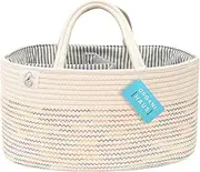 OrganiHaus Rainbow Baby Diaper Caddy Organizer for Changing Table, Diaper Basket Organizer, Portable Car Diaper Caddy Storage Organizer Baby Girl and Boy, Baby Diaper Caddy, Nursery Storage Bin