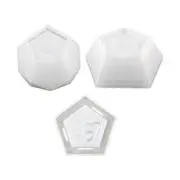 Dices Shape Candlestick Silicone Mold Epoxy Resin Mold DIY Storage Box Tool