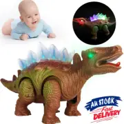 Dinosaur Walking Robot Interactive Toy Light Up Gift Roaring Remote Control