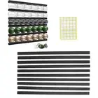 10PCS Coffee Pod Capsule Holder Wall Mounted Storage Rack for Nespresso K-cup