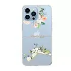 Floral Personalised Case For iPhone 16e 15 Pro Max 1413 12 11 8 Slim Phone Cover