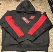 Snap On Tools Men's Black & Red Hooded Coat / Jacket - XL - NWT