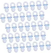 ERINGOGO 150pcs Baby Shower Decorations Mini Pacifiers Acrylic Baby Pacifiers Safe Stylish